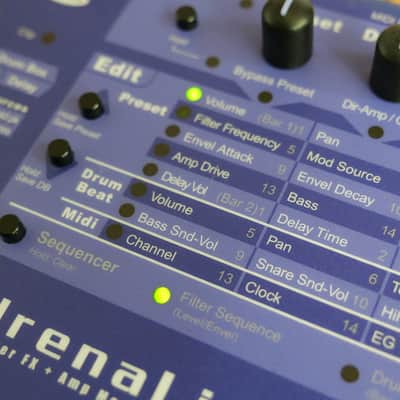 Roger Linn Adrenalinn mk 1 Guitar Effects Processor - Blue image 2