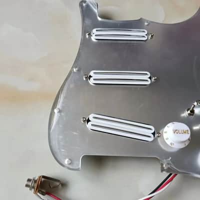 SSS Dual Rails Guitar Stratocaster Style Loaded Prewired Pickguard, Multi Tones Wiring image 4