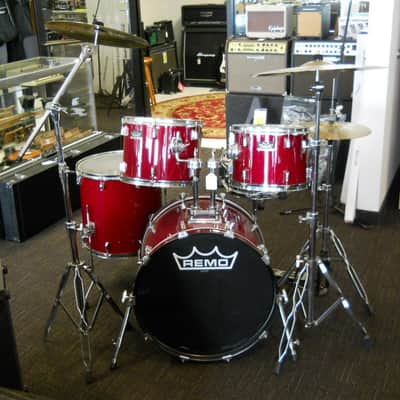 Remo Bravo 2 Complete 5-Piece Drum Kit Wine Red image 1