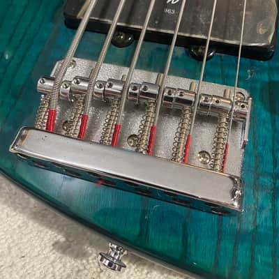 WashBurn BANTAM XB - 600 1994 - 1998 - TRANSPARENT GREEN 6 String image 15