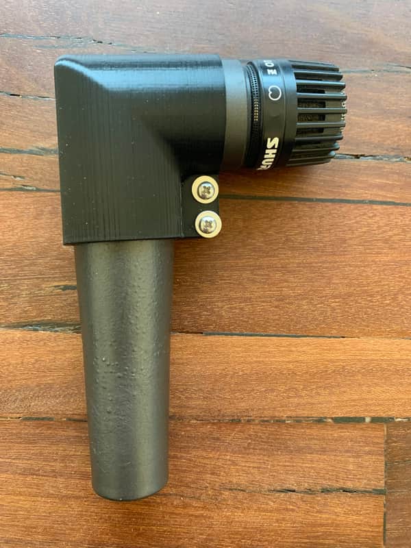 Alchemy Audio modified Shure SM57 right angle drum microphone image 1