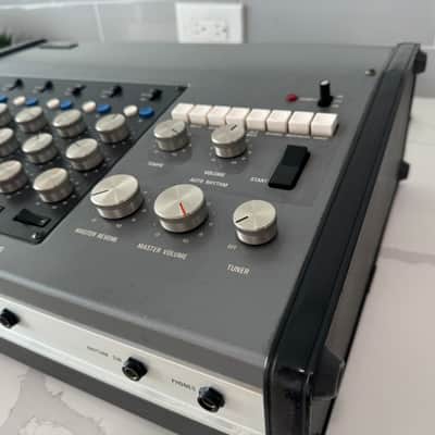 Yamaha EM-90A - Mixer Drum Machine Spring Reverb - 1970s - Blue / Silver image 3