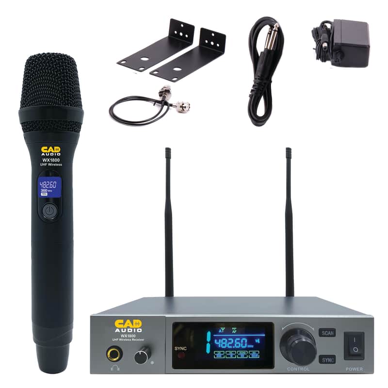 CAD 1800XHH | True Diversity, Frequency Agile UHF Wireless Handheld System. New with Full Warranty! image 1