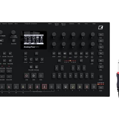 Elektron Analog Four MKII - Black incl. 1x Cordial EU 3 PP - Bundle Set image 16