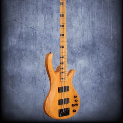 Schecter Riot 5 Session 5-String Bass Guitar Aged Natural Satin image 8