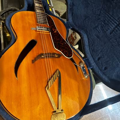 1943 Gretsch Synchromatic 160 Archtop Hollowbody Electric Guitar w/ DeArmond Pickup 1943 - Blonde Spruce Top Flamed Maple Back/Sides/Neck - w/ Gretsch Case image 19