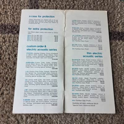 Vintage 1976 Gibson Full-Line Price List! Rare, Original Case Candy, Paperwork! image 3