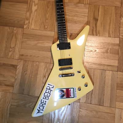 Gibson Explorer 1984 James Hetfield "More Beer" 1985 Aged Vintage White image 1