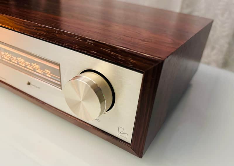 Rare Vintage Luxman T-400 AM/FM Stereo Tuner - Serviced + Rosewood