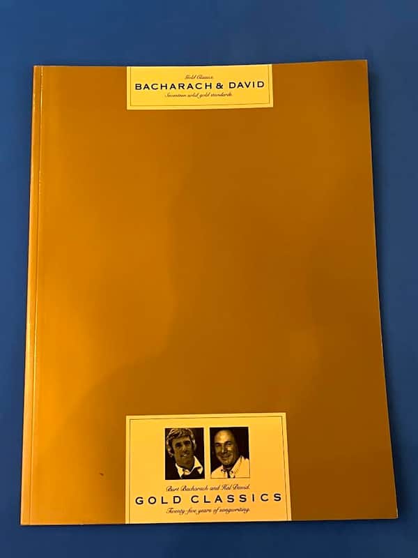 Amsco Burt Bacharach and Hal David - Gold Classics Piano, Vocal & Guitar Book