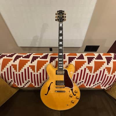 Gibson 1959 ES-355 Reissue Stop Bar VOS, Vintage Natural - 2019 Custom Shop Demo (Demo Shop) image 2