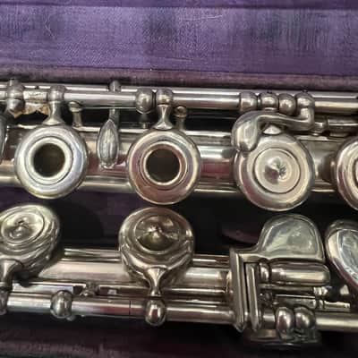 L.L. Lebret, Paris, France. Des Conservatoires Déposé Flute 1906 - Silver image 3