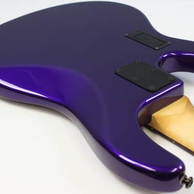 2017 Ernie Ball Music Man StingRay-5 H 5-String Fretless Bass, Firemist Purple image 6