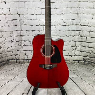 Takamine GD-30CE 12 Acoustic/Electric 12-String Guitar – Wine Red image 1