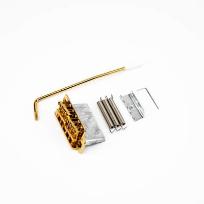 Tremolo Bridge Set for Strat Style Guitars Gold SB002-GD image 2
