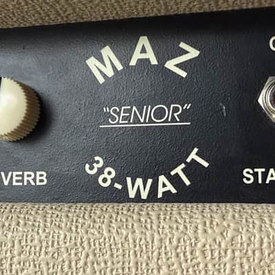 Dr. Z MAZ SENIOR 38-Watt 2x12 Combo Amplifier, Cream image 4