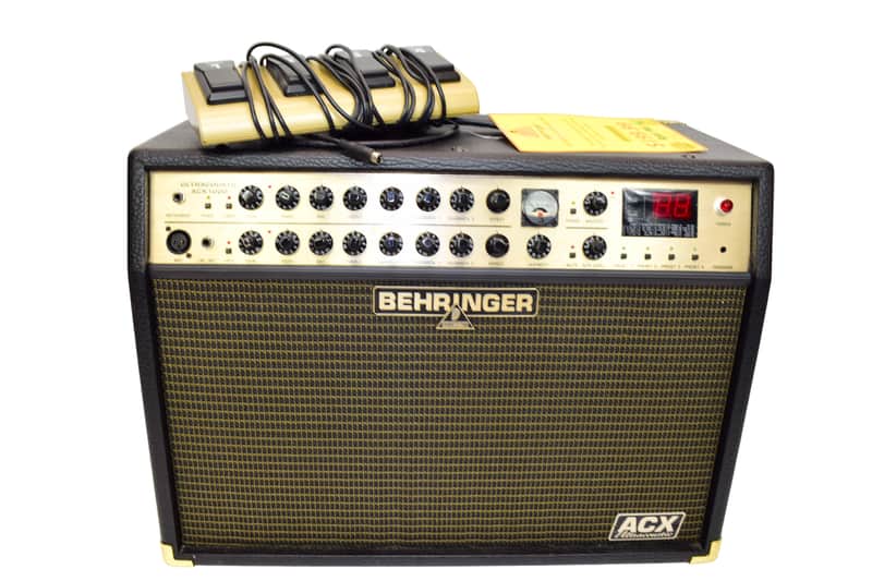 Behringer Ultracoustic ACX1000 2x60-Watt Acoustic Guitar Amp w/ Footswitch image 1