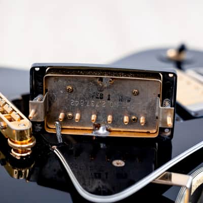 1981 Gibson Les Paul Custom Black Beauty 3 Pickup Ebony w/ Tim Shaw & T Tops, Case image 20