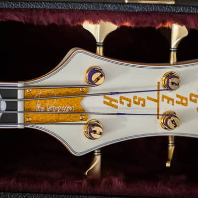 Gretsch G6136B-TP Tom Petersson Signature Falcon Bass 2017 - Present - White image 6
