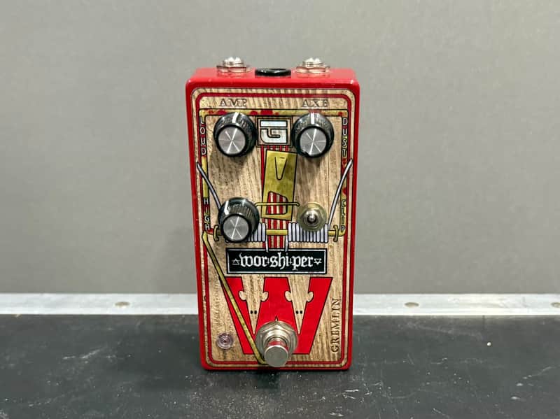 Gremlin Machine Shop Worshipper Overdrive/Distortion Pedal - Red enclosure image 1