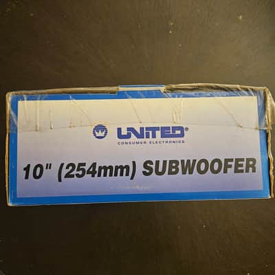Vintage 10" Subwoofer 4-OHMs 150W NOS mid-1990s UIC-10150 image 2