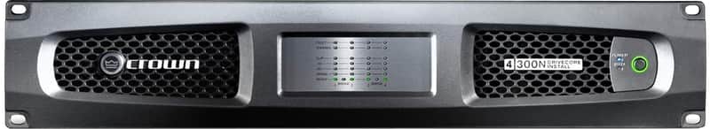 Crown DCi 4x300NC 300-watt 4-channel Networked 70V Power Amplifier image 1