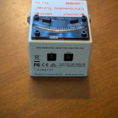 Boss TU-3S Chromatic Tuner 2016 - Present - White image 4