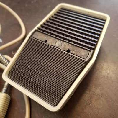 Sony F-7B 10 kOhm Dynamic Mic 1970s Cream and dark brown image 9