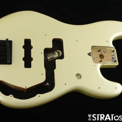 Fender Duff McKagan Deluxe Precision P BASS BODY + HARDWARE, White Pearl image 1