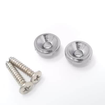 True Custom Shop® Chrome Round Vintage Old Style String Tree Retainer for Fender Tele & Strat image 4