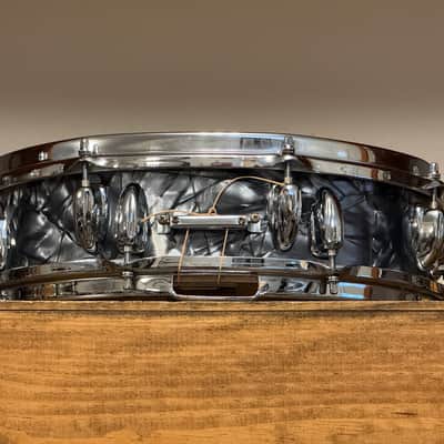 1990's Slingerland 4x14 Black Diamond Pearl Artist Snare Drum image 7