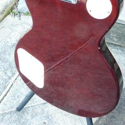 Gamma Single cutaway style guitar Japan 1970's 1970's cherry sunburst image 7