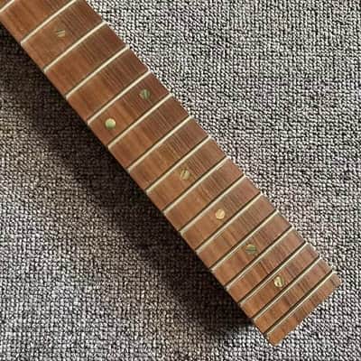 Harley Benton Lefty Maple Wood Tele Telecaster Style Guitar Neck, Rosewood 22 Frets Fingerboard image 5