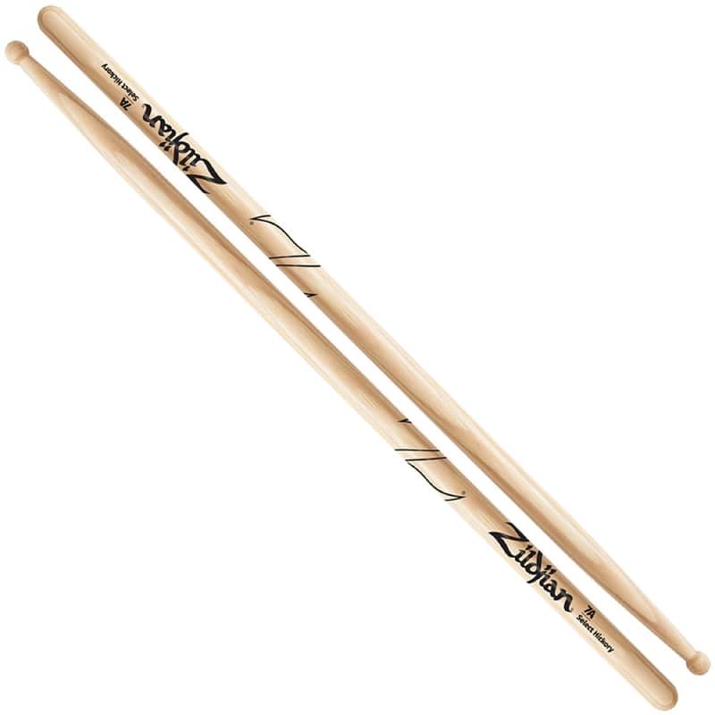 Zildjian Z7A Hickory Series 7A Wood Tip Drum Sticks image 1