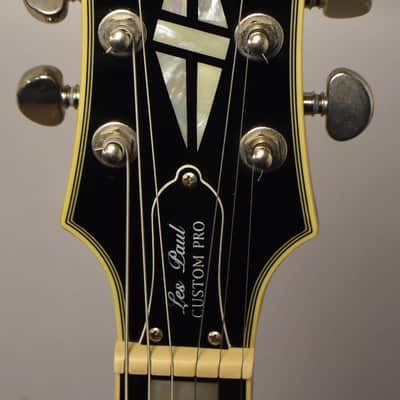 2019 Epiphone Les Paul Custom Pro Silverburst image 5