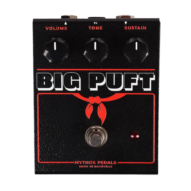Mythos Big Puft Fuzz Pedal Black/Red (CME Exclusive) image 1