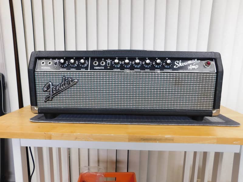 Fender Showman Head - Tremolo 1965 - Black image 1