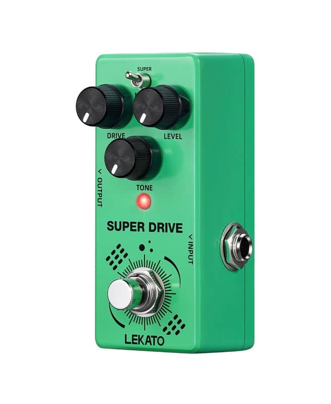New LEKATO Overdrive Pedal Super & Normal 2 Modes Guitar Effect Pedal True Bypass image 1