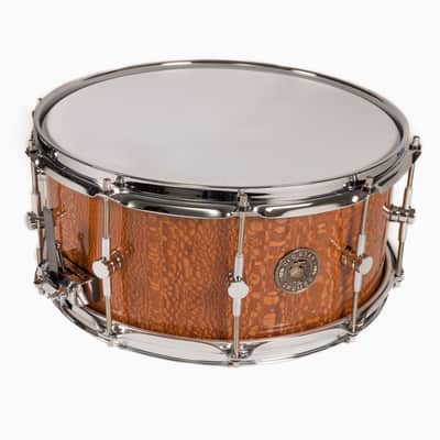 Old Star Drum Co. Leopardwood Stave Snare 2023 - High Gloss image 5