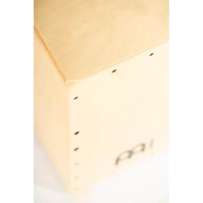 Meinl 11 3/4” x 18” Snarecraft Cajon - Baltic Birch Frontplate image 7