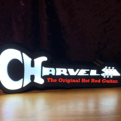 "LED Lighted Charvel Guitar Sign | Custom Lamp & Studio Light | Perfect for Music Room/Studio image 4