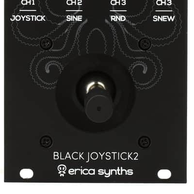 Erica Synths Black Joystick 2 8 Channel CV Joystick Eurorack Module image 1