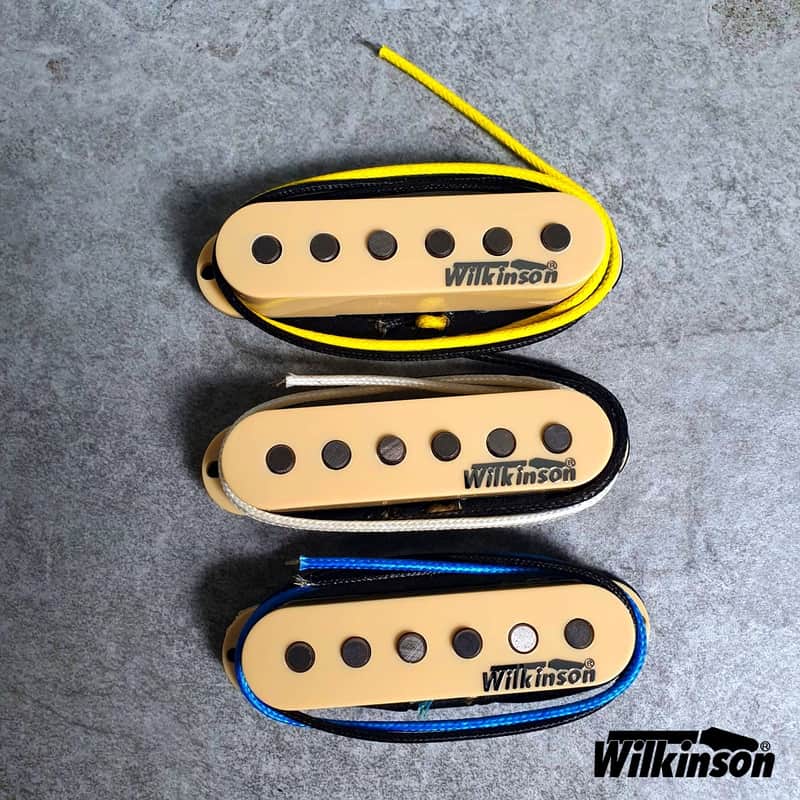 Wilkinson WVS 60's Alnico V Single Coil Guitar Pickups for Stratocaster! Cream image 1