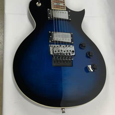 ESP LTD AS-1 FR FM Alex Skolnick Black Aqua Sunburst BLKAQSB + Hardshell Case B-Stock - KOREA image 6