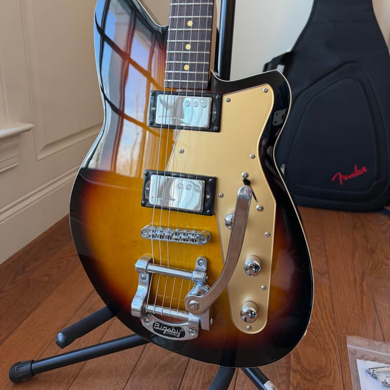 2025 Reverend Jetstream HCB Limited Edition Bigsby 3-Tone Sunb…