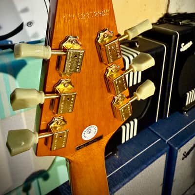 Epiphone Joe Bonamassa Signature '58 "Amos" Korina Flying V - Korina - Indonesia image 7