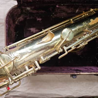 Pan America alto saxophone in case. USA. Vintage. Brass. Very good condition image 10
