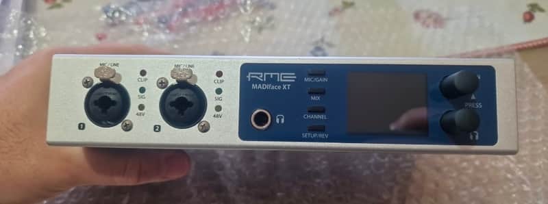 RME MADIface XT USB Audio Interface 2010s - Silver/Blue image 1