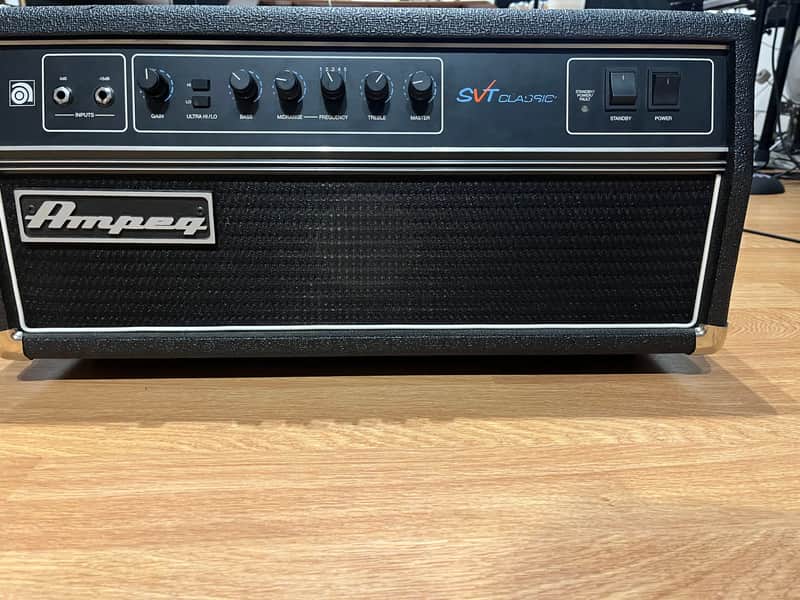 Ampeg SVT-CL Classic Series 300-Watt Tube Bass Amp Head 1994 - 1999 - Black image 1