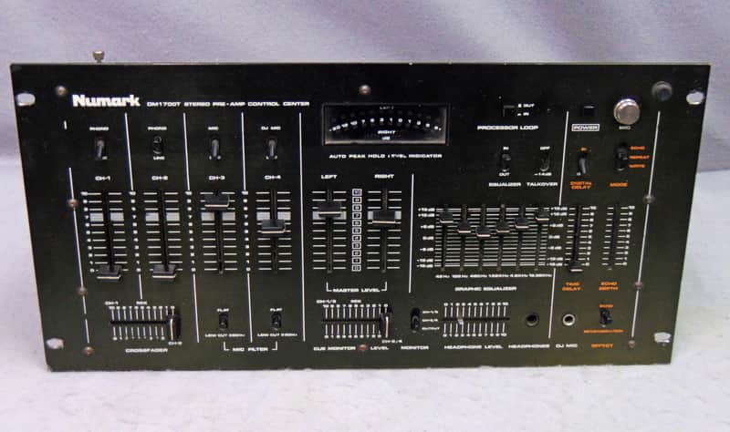 DJ機材 Numark DM1700T STEREO PRE-AMP Numark DM1700T Stereo Preamp